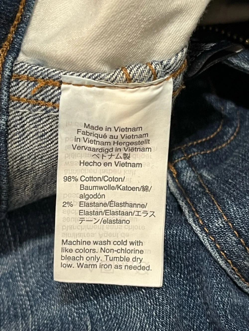 Madewell 9” High Rise Skinny Jeans Dark Wash 31 Raw Hem Distressed - Picture 12 of 12